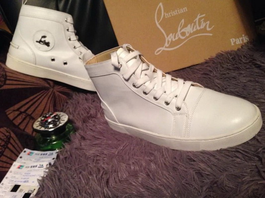 Christian Louboutin High-Top Fashion Men Shoes--009